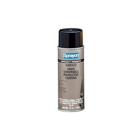 Krylon Sprayon SP322 Vinyl Removable Coating, 12 oz. Aerosol Can - s00322000 s00322000